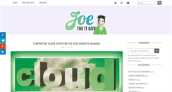 Desktop Screenshot of joetheitguy.com